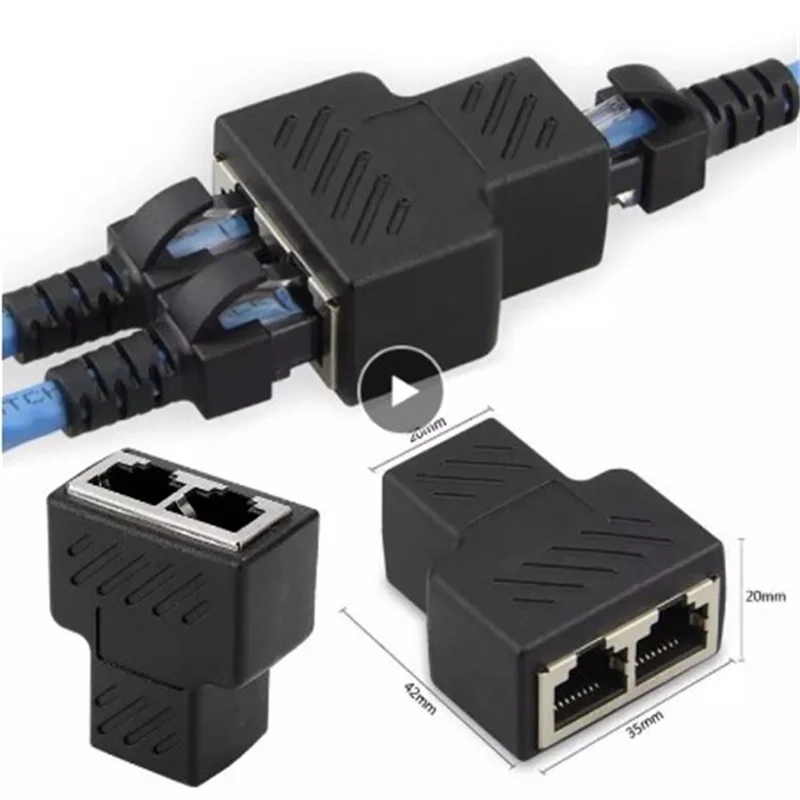 Разветвитель сетевого кабеля от 1 до 2 LAN RJ45, удлинитель, переходник, Восьмиядерный Стандартный разветвитель
Разветвитель сетевого кабеля от 1 до 2 LAN RJ45, удлинитель, переходник, Восьмиядерный Стандартный разветвитель