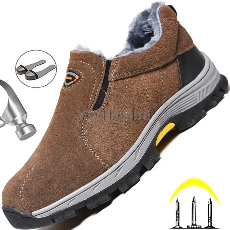 Steel Toe Safety Shoes for Men Winter Warm Work Shoes Puncture Proof Work Sneakers Security Safety Work Boots Industrail Shoes
Steel Toe Safety Shoes for Men Winter Warm Work Shoes Puncture Proof Work Sneakers Security Safety Work Boots Industrail Shoes