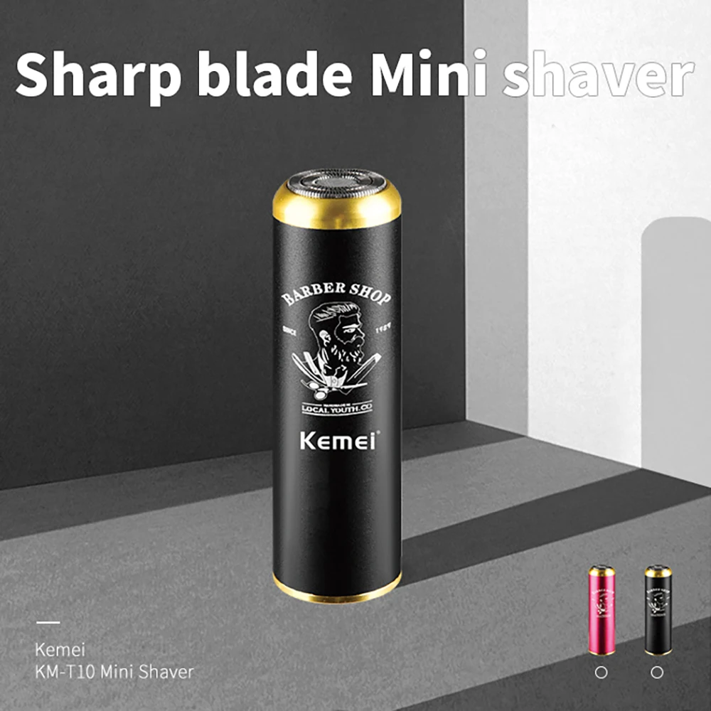 Kemei Km-T10 Portable Mini Electric Single Net Floating Shaver Head Washing Face Clean Shaver
Kemei Km-T10 Portable Mini Electric Single Net Floating Shaver Head Washing Face Clean Shaver
