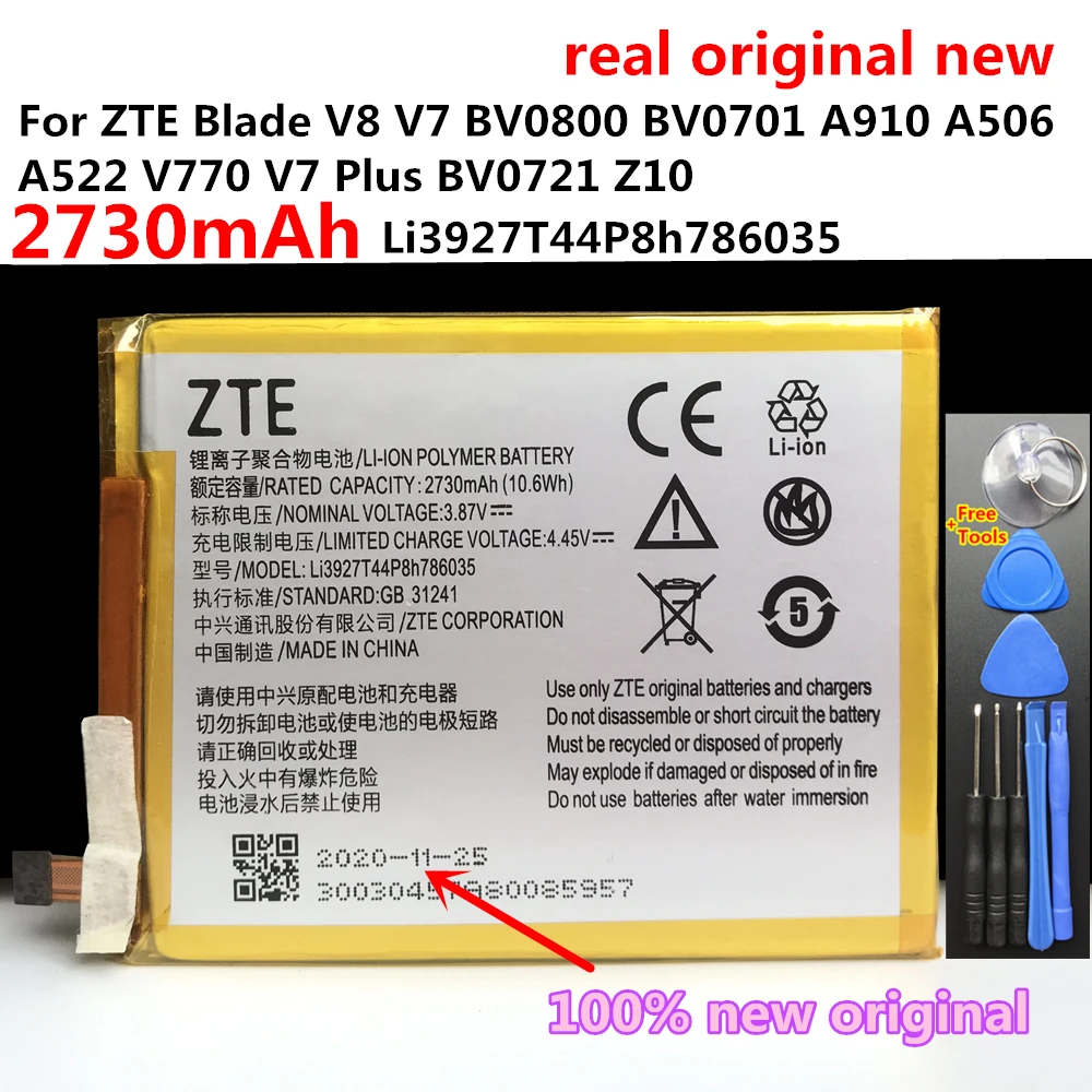 2730mAh Battery Li3925T44P8h786035 For ZTE Blade V8 V7 BV0800 BV0701 A910 V7 Plus BV0721 V0721 Z10 A506 Mobile Phone Batteries
2730mAh Battery Li3925T44P8h786035 For ZTE Blade V8 V7 BV0800 BV0701 A910 V7 Plus BV0721 V0721 Z10 A506 Mobile Phone Batteries