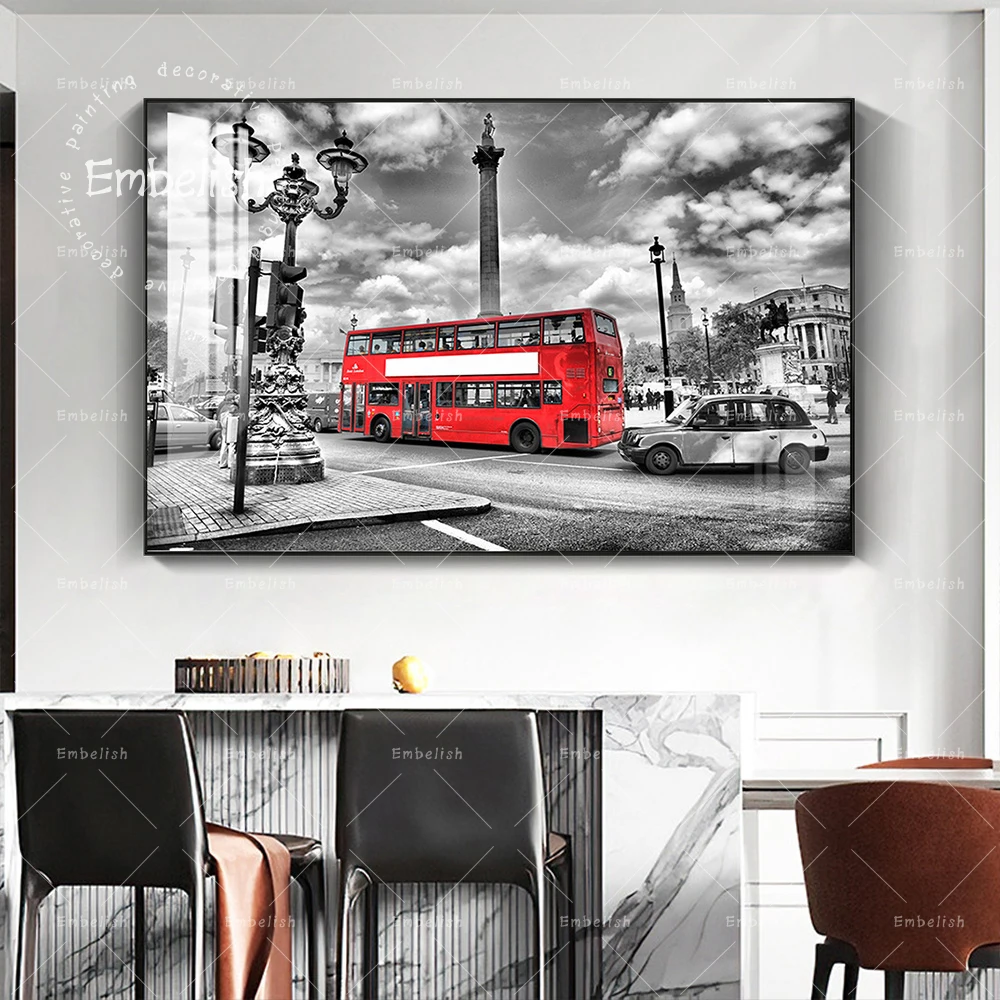 1 Pieces Modern Home Decor Pictures For Living Room Red London Bus HD Print On Canvas Painting Wall Art Street Posters Frame
1 Pieces Modern Home Decor Pictures For Living Room Red London Bus HD Print On Canvas Painting Wall Art Street Posters Frame