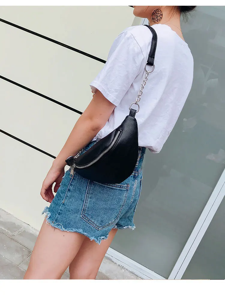 2019 Womens Waist Bag Fanny Pack PU Bag Belt Purse Small Purse Phone Key Pouch White Black Waist Packs
2019 Womens Waist Bag Fanny Pack PU Bag Belt Purse Small Purse Phone Key Pouch White Black Waist Packs