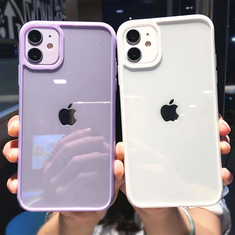 Противоударный чехол moskado для телефона iPhone 12 Mini 11 Pro Max XR X XS 8 7 6S Plus SE 2021 прозрачная