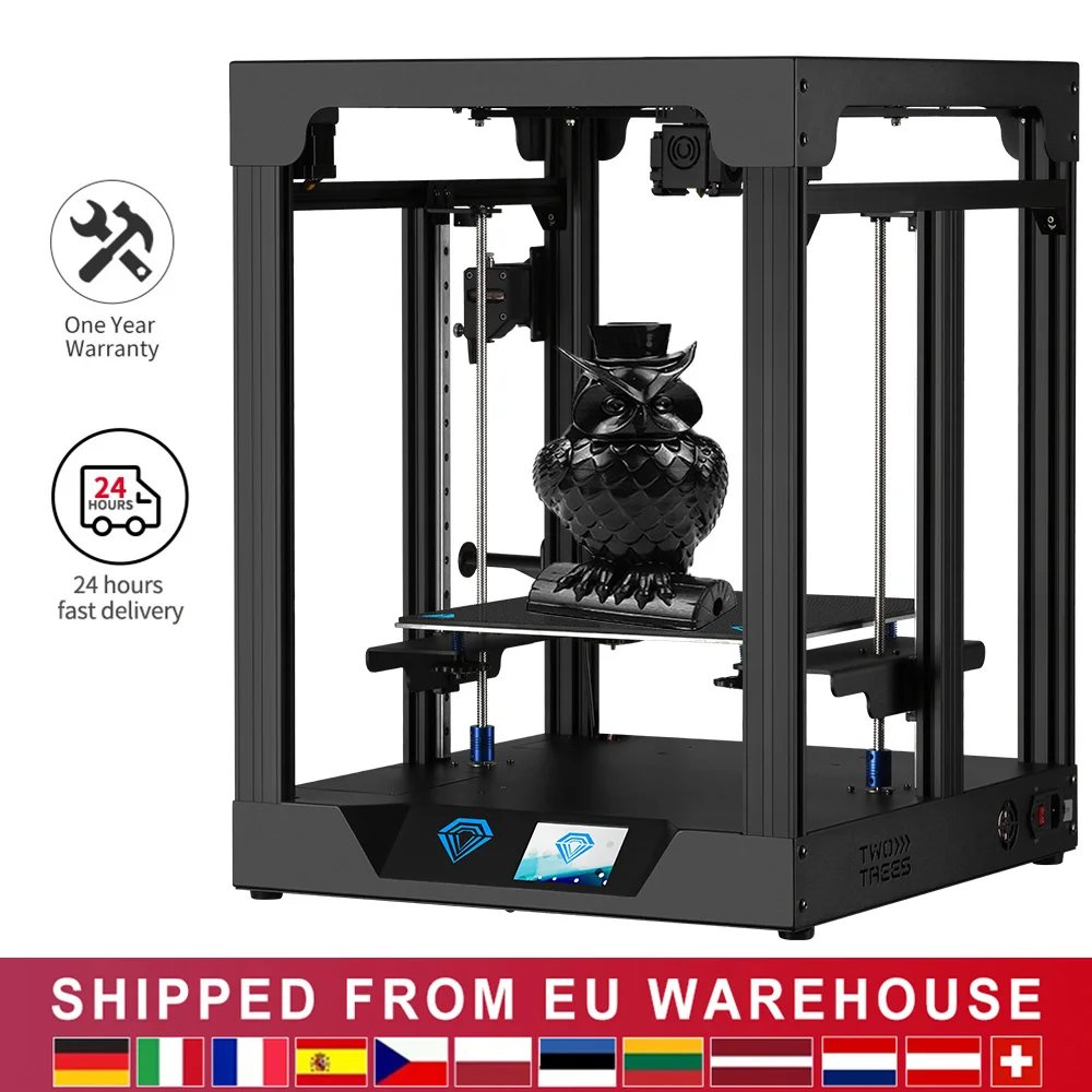 Twotrees 3D Printer SP-5 V1.1 CoreXY MKS TMC2225 300*300*330mm DIY Printer Kits 3.5 Inch Touch Screen Facesheild
Twotrees 3D Printer SP-5 V1.1 CoreXY MKS TMC2225 300*300*330mm DIY Printer Kits 3.5 Inch Touch Screen Facesheild