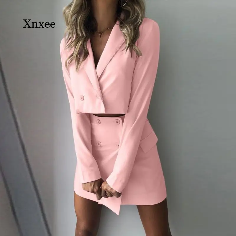 Crop Jacket Asymmetry Skirt Two Piece Set Women Package Hip Slim Fit Coat High Waist Skirts Suit Tracksuit Women Coats Outfits
Crop Jacket Asymmetry Skirt Two Piece Set Women Package Hip Slim Fit Coat High Waist Skirts Suit Tracksuit Women Coats Outfits