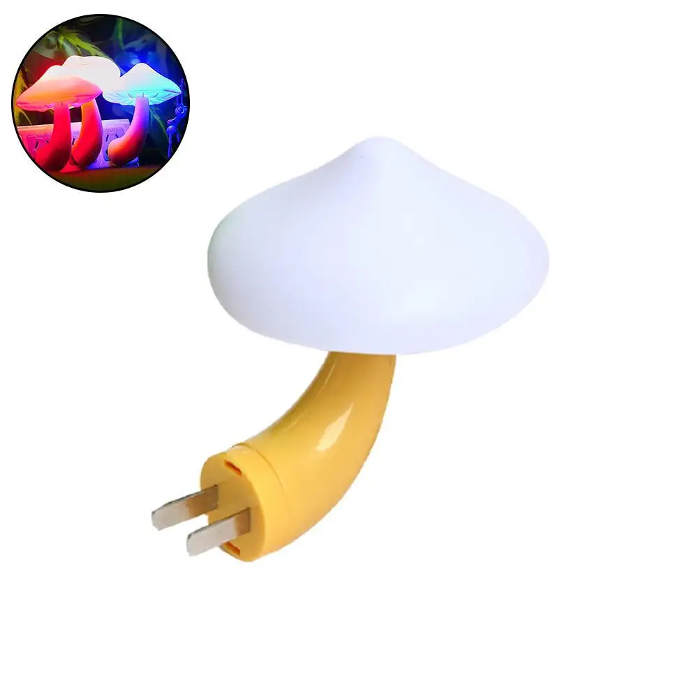 LED Night Light Mushroom Wall Socket Lights Lamp For Bedroom US Decoration Light-controlled Sensor Plug Home lamp O1D4
LED Night Light Mushroom Wall Socket Lights Lamp For Bedroom US Decoration Light-controlled Sensor Plug Home lamp O1D4