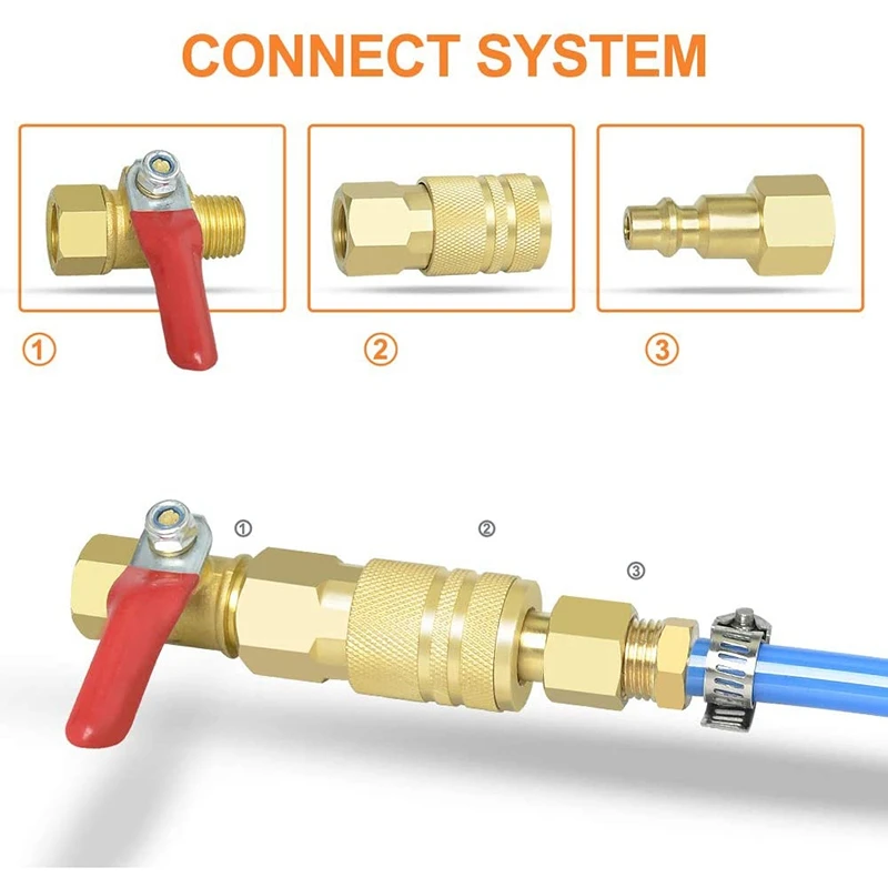 12PCS 1/4-Inch Brass Female Industrial Coupler,1/4 Inch NPT Female Threads Size, Quick Connect Air Coupler
12PCS 1/4-Inch Brass Female Industrial Coupler,1/4 Inch NPT Female Threads Size, Quick Connect Air Coupler