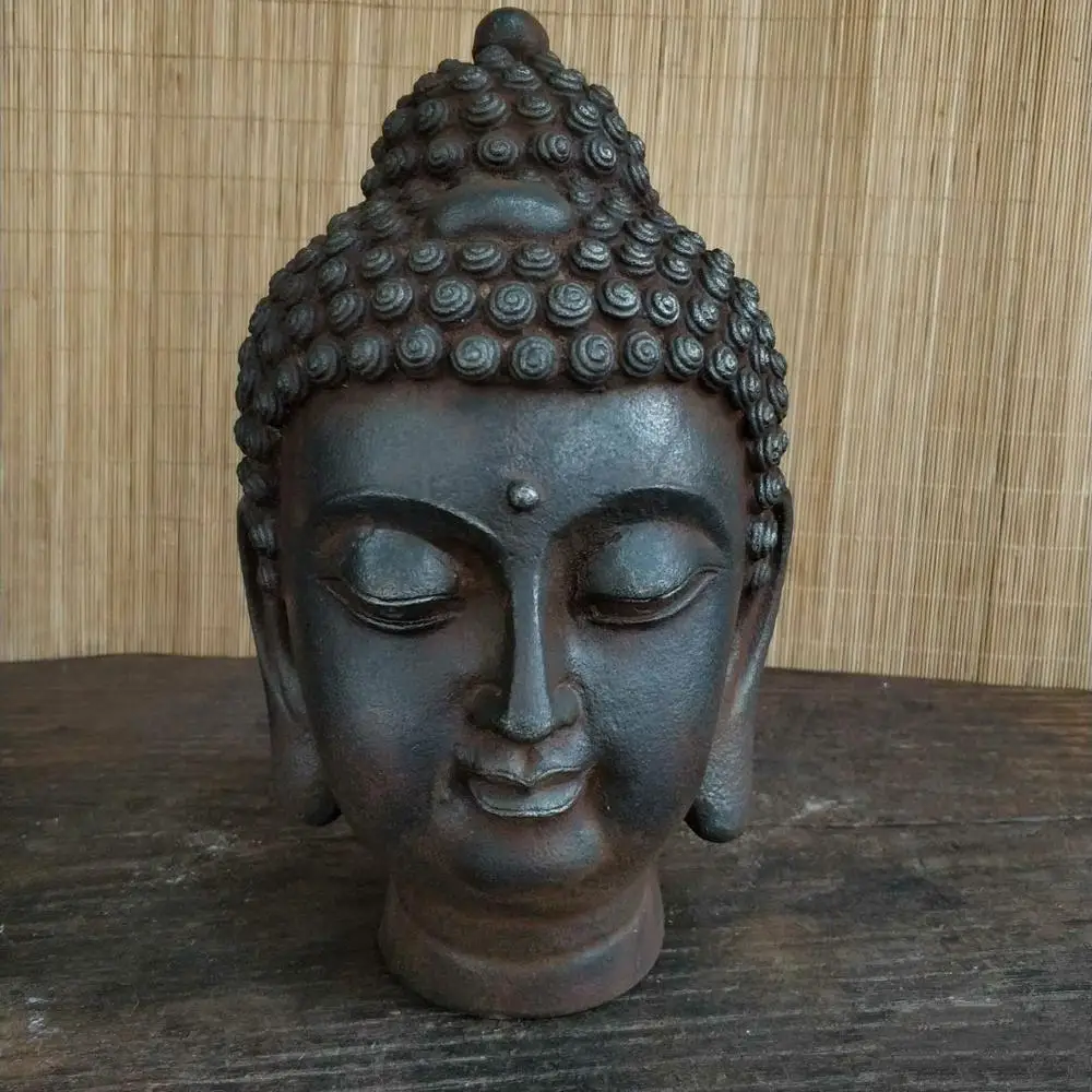 Rare Old Qing Dynasty Collection Old Iron Buddha head zen ornaments Buddha statue of Sakyamuni, 3kg,Free shipping
Rare Old Qing Dynasty Collection Old Iron Buddha head zen ornaments Buddha statue of Sakyamuni, 3kg,Free shipping