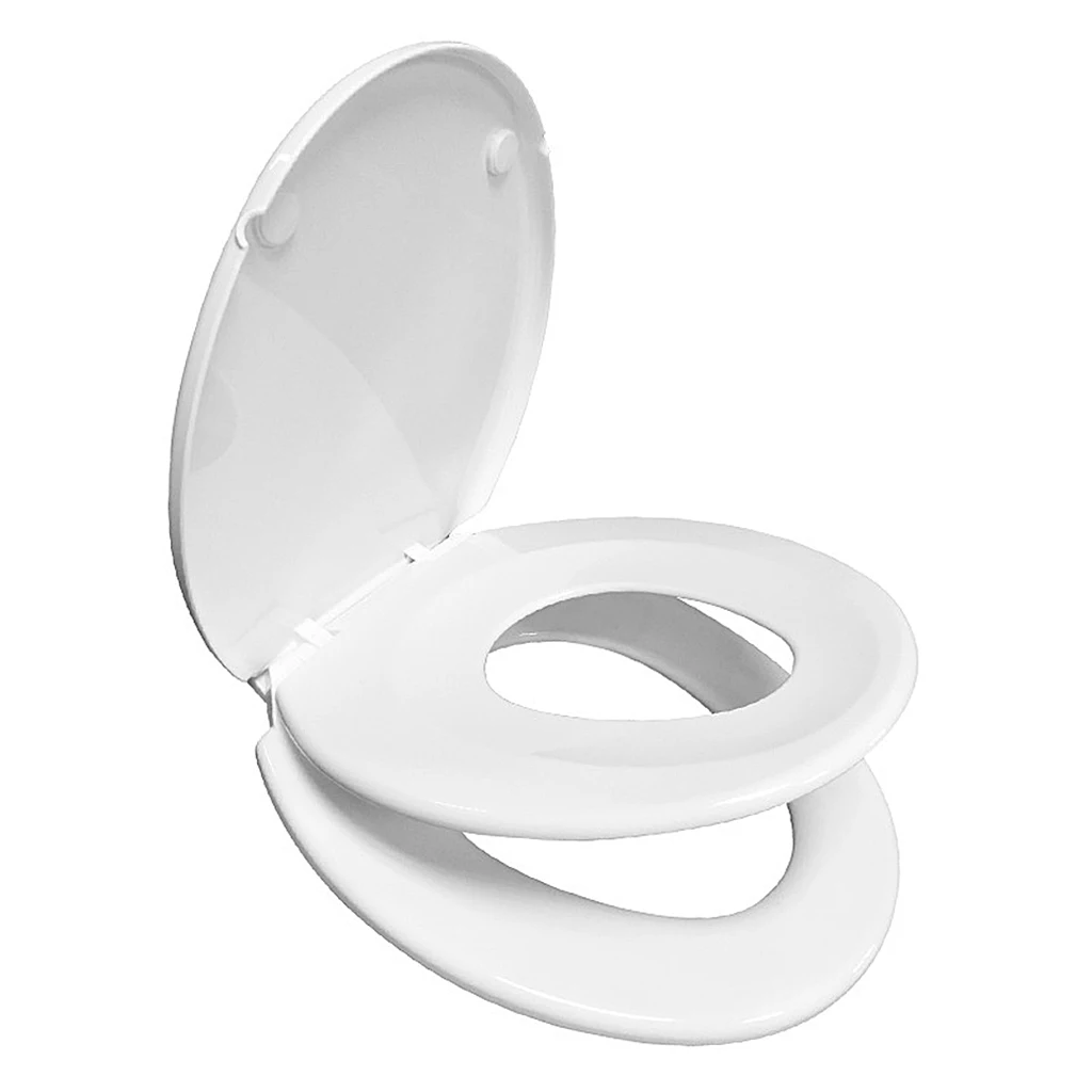 Toilet Seat with Built-In Seat Removable that will Never Loosen Seat Quiet Close V Shape 
Toilet Seat with Built-In Seat Removable that will Never Loosen Seat Quiet Close V Shape
