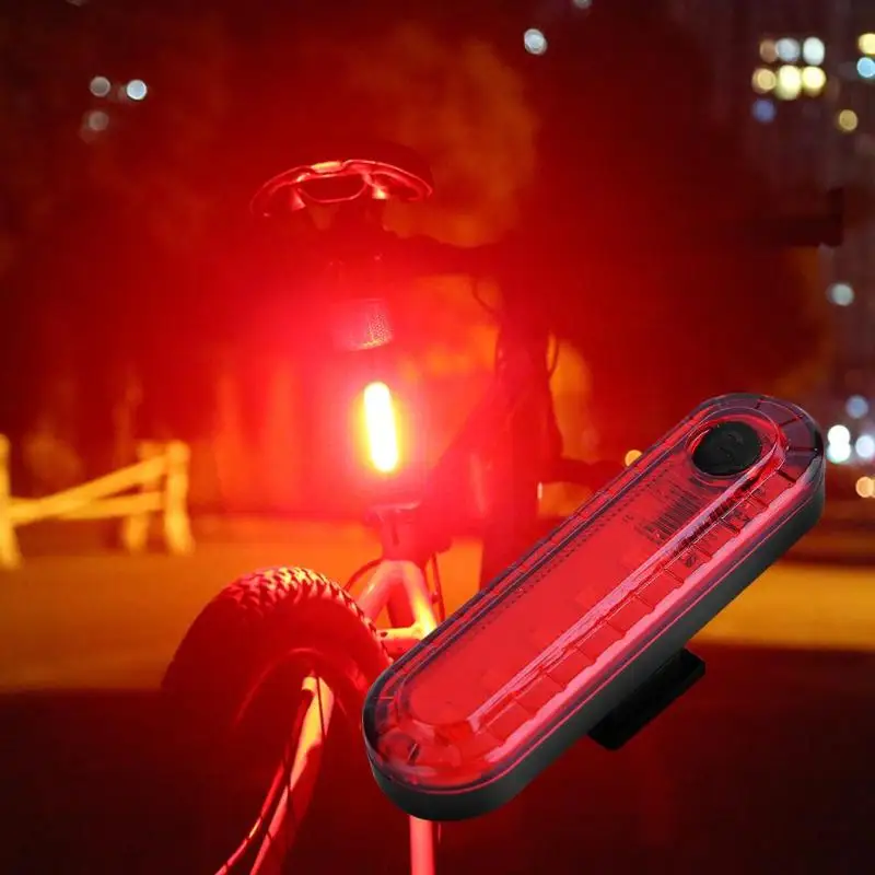 Фото USB Перезаряжаемые для велосипеда задний Светильник Велоспорт Светодиодный