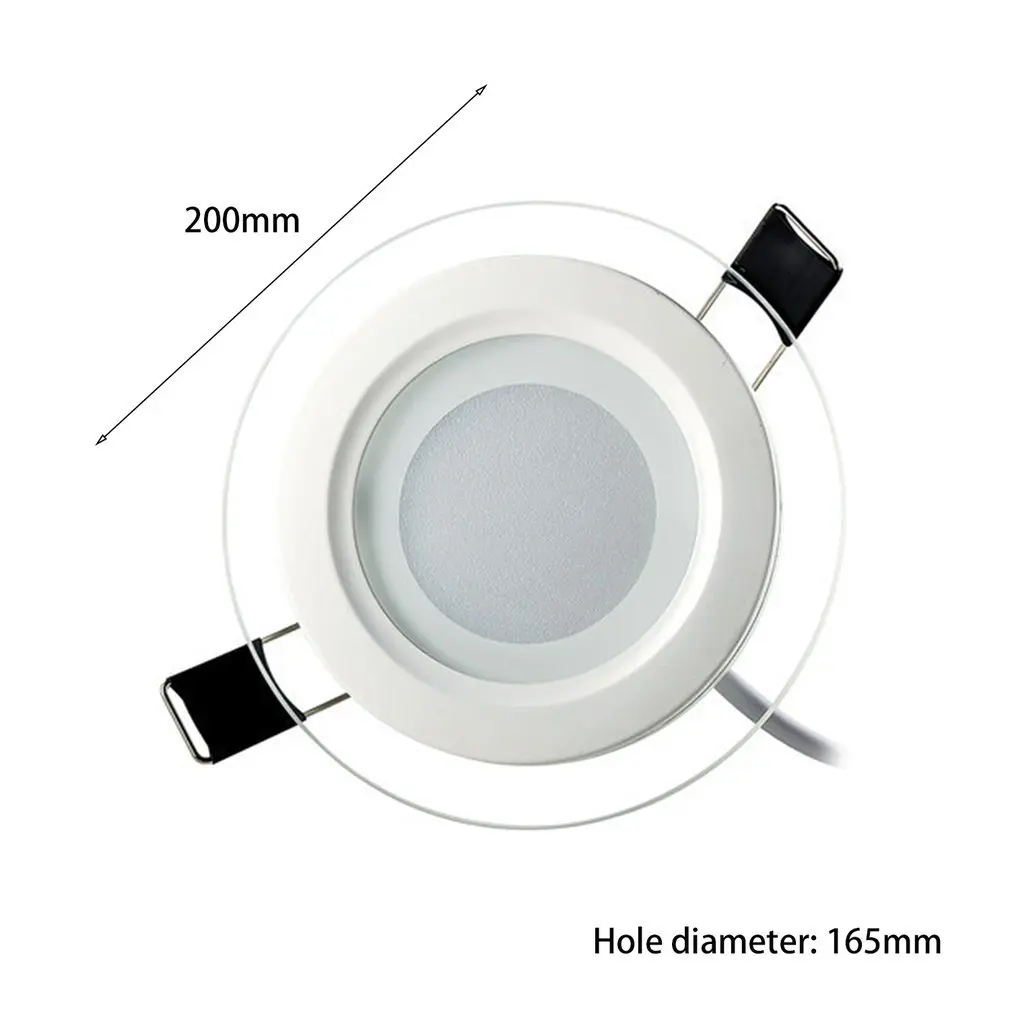 High Brightness Smart Dimmable LED Glass Downlight Round Shape Glass Panel Lights Ceiling Recessed Lamps 6/12/15W
High Brightness Smart Dimmable LED Glass Downlight Round Shape Glass Panel Lights Ceiling Recessed Lamps 6/12/15W