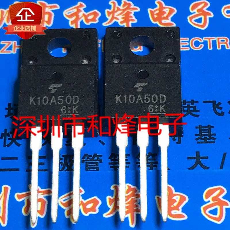 Original 6PCS/lot K10A50D TK10A50D TO-220F 
Original 6PCS/lot K10A50D TK10A50D TO-220F