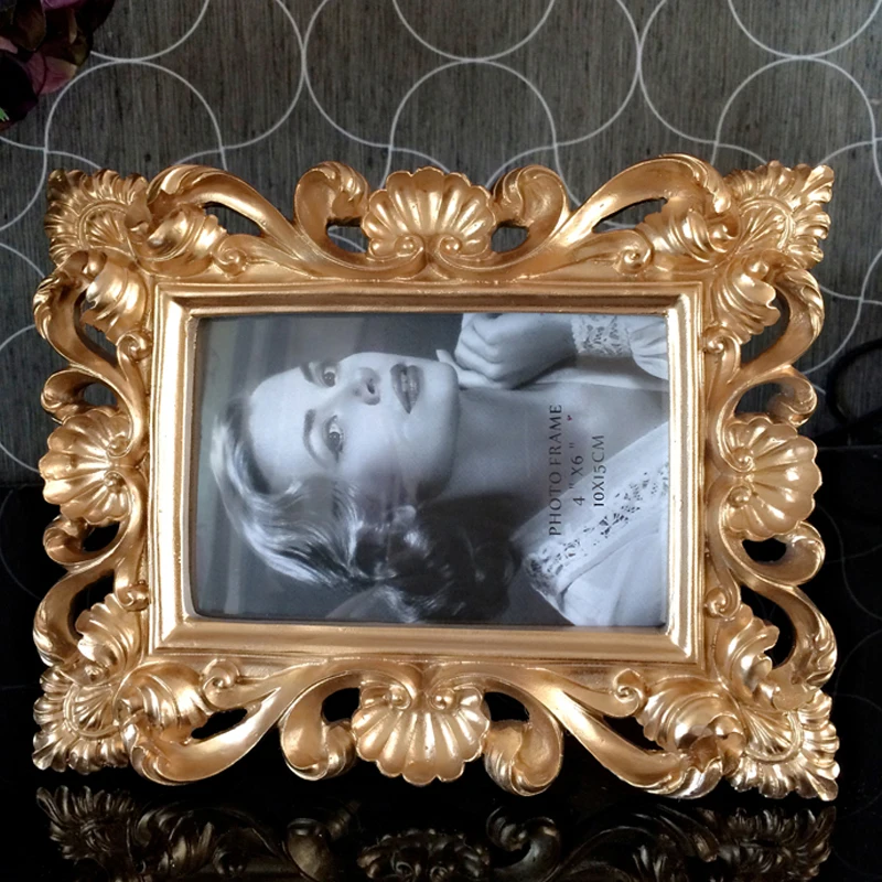 Scandinavian luxurious 6/7Inch Gold Palace Relief Resin Photo Frames Wedding Home decoration Art Porta Retrato
Scandinavian luxurious 6/7Inch Gold Palace Relief Resin Photo Frames Wedding Home decoration Art Porta Retrato