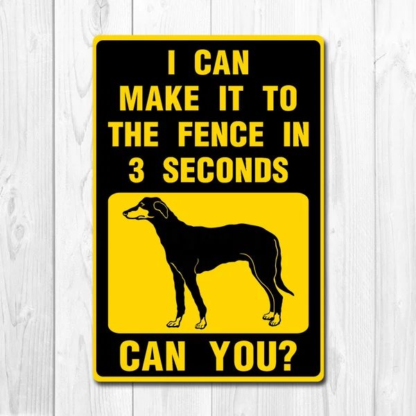 Funny Lurcher Sign I Can Make It to the Fence in 3 Second Can You Vintage Tin Metal Sign Bar Club Cafe Garage
Funny Lurcher Sign I Can Make It to the Fence in 3 Second Can You Vintage Tin Metal Sign Bar Club Cafe Garage
