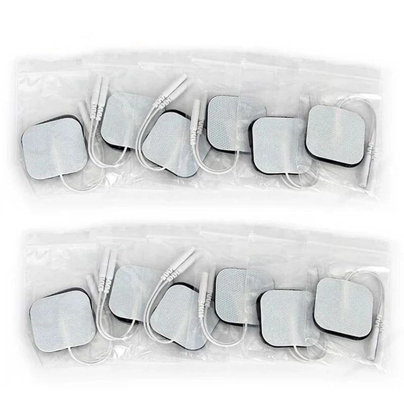 4*4cm TENS Electrode Pads Self Adhesive Replacement Patch for TENS Machine Therapy Body Massager Muscle Stimulator 2mm Plug
4*4cm TENS Electrode Pads Self Adhesive Replacement Patch for TENS Machine Therapy Body Massager Muscle Stimulator 2mm Plug