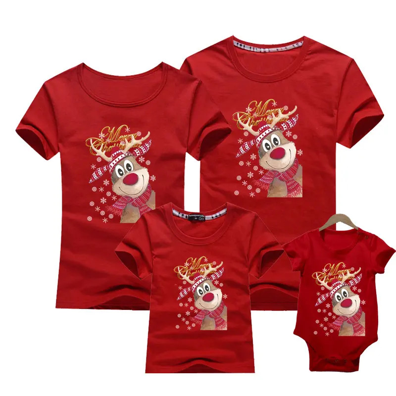 Семейная футболка с надписью &quotMerry Christmas" забавная Рождественская для мамы