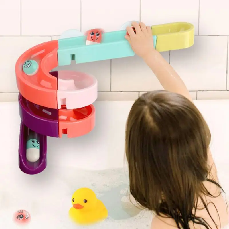 DIY Baby Bath Toys Wall Suction Cup Marble Race Run Track Bathroom Bathtub Kids Play Water Games Toy Set For Children Baby Toy
DIY Baby Bath Toys Wall Suction Cup Marble Race Run Track Bathroom Bathtub Kids Play Water Games Toy Set For Children Baby Toy