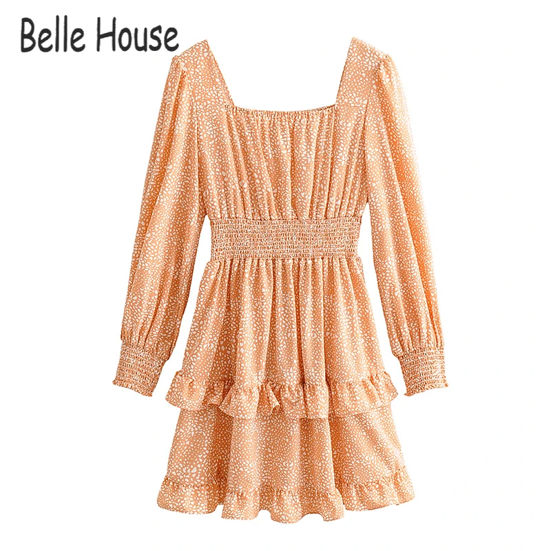 Fashion Summer Women Square Collar A Line 2021 Sexy High Waist Long Lantern Sleeve Dot Printing Mini Dresses Vestidos NZ0022
Fashion Summer Women Square Collar A Line 2021 Sexy High Waist Long Lantern Sleeve Dot Printing Mini Dresses Vestidos NZ0022