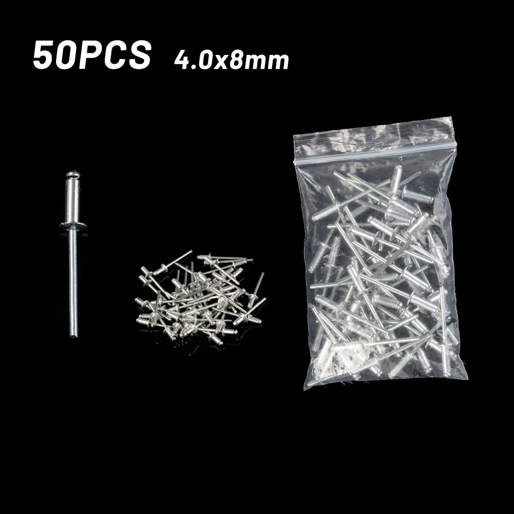 50PCS Aluminium Peel Dome Head Blind Rivets With Break Countersunk Head Half Round Head Pull Rivet Open Type K
50PCS Aluminium Peel Dome Head Blind Rivets With Break Countersunk Head Half Round Head Pull Rivet Open Type K