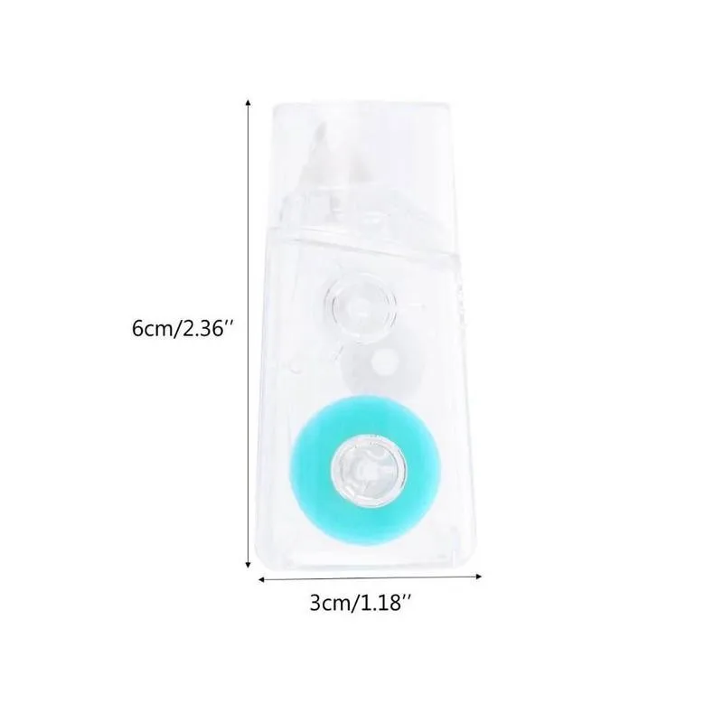 6pcs/pack Roller Glue Tape Double Sided Adhesive Dots Tape Stick Applicator Stationery 5m/roll Glue Adhesive Roller Permane R1H8
6pcs/pack Roller Glue Tape Double Sided Adhesive Dots Tape Stick Applicator Stationery 5m/roll Glue Adhesive Roller Permane R1H8