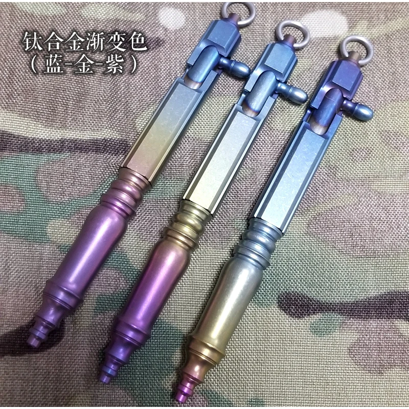 Ручная работа титановый сплав твердая портативная металлическая гелевая ручка тактическая Механическая ручка-болт EDC как креативный подар...
Ручная работа титановый сплав твердая портативная металлическая гелевая ручка тактическая Механическая ручка-болт EDC как креативный подар...
