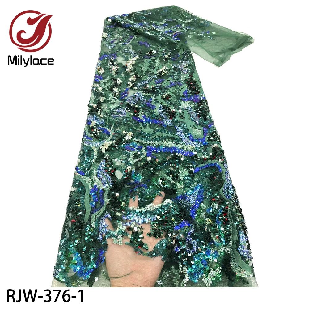 Milylace Nigerian Sequence Tulle Sequin Embroidery Fabric Luxury French Tulle Lace Fabric for Party Dress RJW-376
Milylace Nigerian Sequence Tulle Sequin Embroidery Fabric Luxury French Tulle Lace Fabric for Party Dress RJW-376