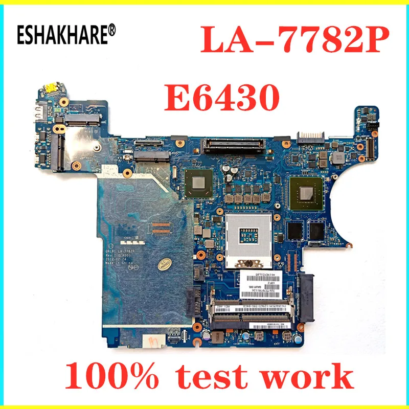 ESHAKHARE D8WN3 LA 7782P для DELL Latitude E6430 материнская плата ноутбука QAL81 100% тестовая