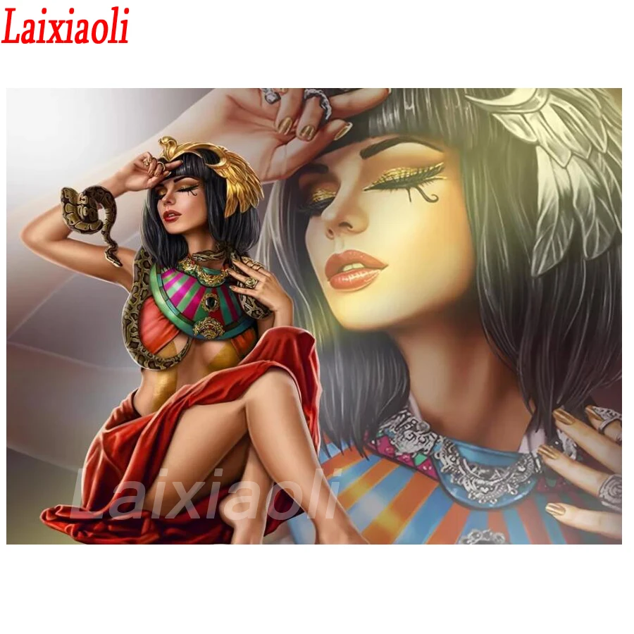 Cleopatra Diamond Embroidery Handmade Full Square Diy Diamond Painting Egyptian beauty,snake Picture of Rhinestones Home Decor
Cleopatra Diamond Embroidery Handmade Full Square Diy Diamond Painting Egyptian beauty,snake Picture of Rhinestones Home Decor