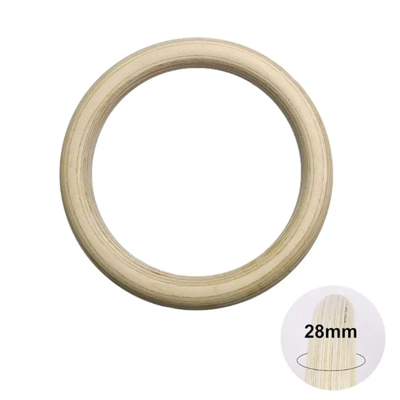 1pc Wooden Gym Rings, Fitness Heavy Duty Gym Training Ring for Body Strength Training 28 / 32mm
1pc Wooden Gym Rings, Fitness Heavy Duty Gym Training Ring for Body Strength Training 28 / 32mm