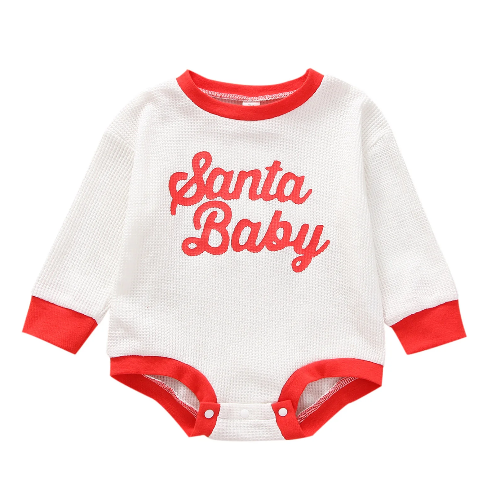 Babies Girls Boys Christmas Round Collar Romper, White Red Letters Printed Pattern Long Sleeve Jumpsuits 2022 New Fashion
Babies Girls Boys Christmas Round Collar Romper, White Red Letters Printed Pattern Long Sleeve Jumpsuits 2022 New Fashion