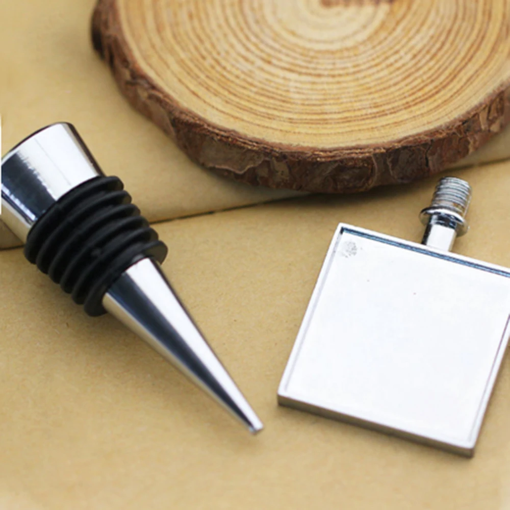 10PCS 32mm Square Blank Metal Wine Bottle Stopper Wine Storage Twist Cap Plug For DIY Crystal Dome Cabochones Accessory
10PCS 32mm Square Blank Metal Wine Bottle Stopper Wine Storage Twist Cap Plug For DIY Crystal Dome Cabochones Accessory