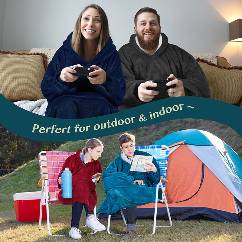 Blanket with Sleeves Women Oversized Hoodie Fleece Warm Hoodies Sweatshirts TV Blanket Hoody Women and man Hoodie Blanket
Blanket with Sleeves Women Oversized Hoodie Fleece Warm Hoodies Sweatshirts TV Blanket Hoody Women and man Hoodie Blanket