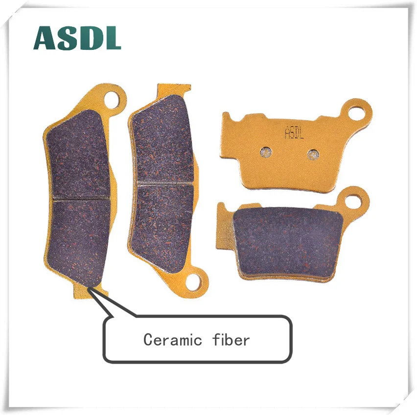 Front Rear Brake Disc Pads Kit Ceramic for XC300 2010-2014 XC-W300 2006-2017 EXC250 06-18 EXC-F250 06-18 EXC-G250 09-18
Front Rear Brake Disc Pads Kit Ceramic for XC300 2010-2014 XC-W300 2006-2017 EXC250 06-18 EXC-F250 06-18 EXC-G250 09-18