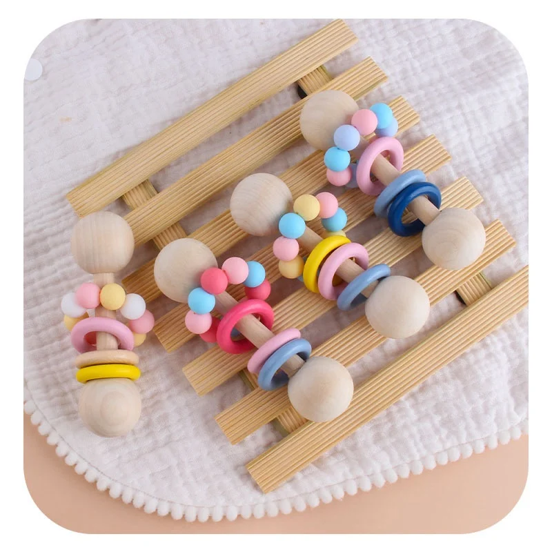 1Pc Wooden Teether Bells Wood Rattles Crochet Beads Bear Bells Baby Hanging Teether Beech Wooden Ring Montessori Educational Toy
1Pc Wooden Teether Bells Wood Rattles Crochet Beads Bear Bells Baby Hanging Teether Beech Wooden Ring Montessori Educational Toy