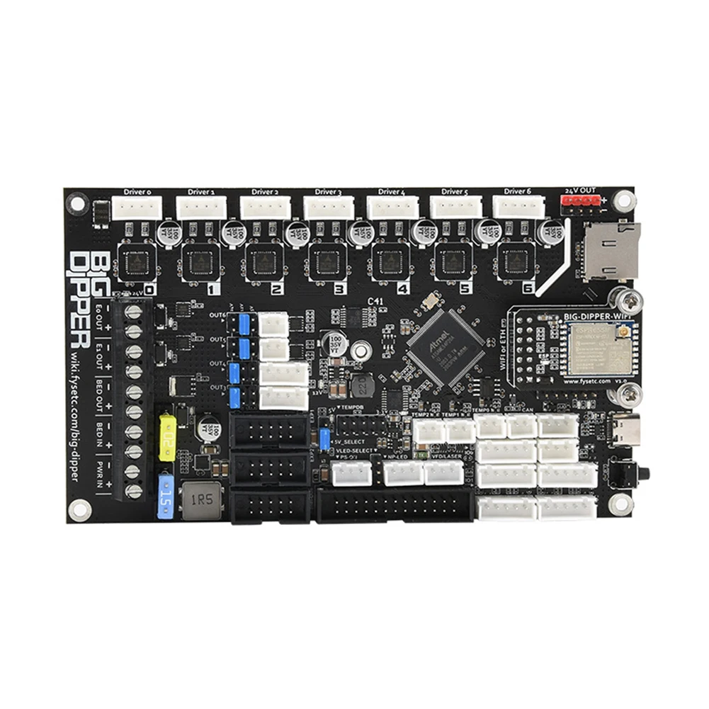 Многофункциональная большая плата Dipper Duet 3 Mini 5 + модернизированная материнская плата с Wi-Fi для Voron BLV запчасти принтера устройства управлени...
Многофункциональная большая плата Dipper Duet 3 Mini 5 + модернизированная материнская плата с Wi-Fi для Voron BLV запчасти принтера устройства управлени...