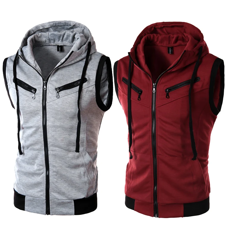 Men Casual Slim Sleeveless Zip Hooded Hoodies Vest Waistcoat 3 COLOR
Men Casual Slim Sleeveless Zip Hooded Hoodies Vest Waistcoat 3 COLOR