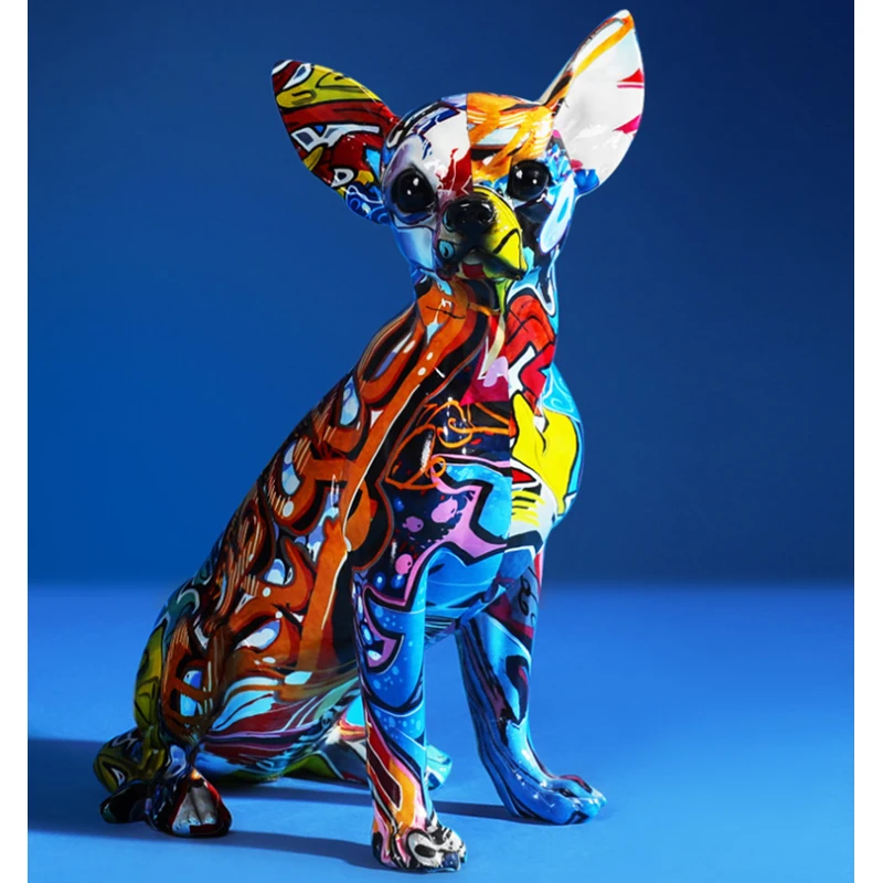 PAINTED RESIN GRAFFITI SIMPLE CREATIVE LIVING ROOM COLOR DOG DECORATIONS HOME ENTRANCE WINE CABINET OFFICE DECORATIONS CRAFTS
PAINTED RESIN GRAFFITI SIMPLE CREATIVE LIVING ROOM COLOR DOG DECORATIONS HOME ENTRANCE WINE CABINET OFFICE DECORATIONS CRAFTS