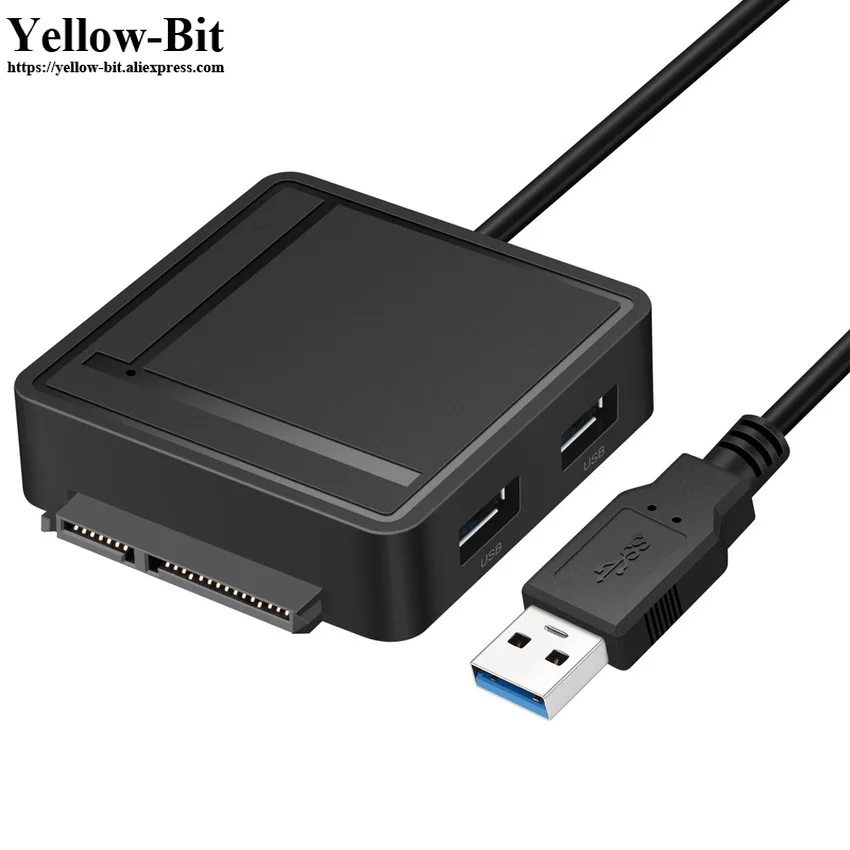 USB 3 0 на SATA адаптер с 2 портами и TF SD Многофункциональный кард-ридер | Электроника