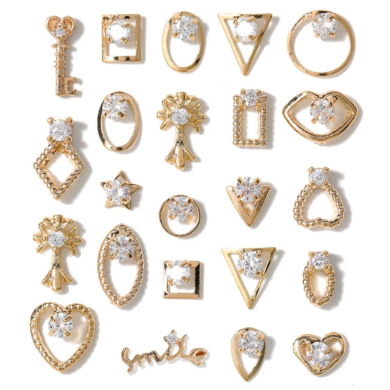 20 style 2pc gold 3d rhinestone rhinestone metal alloy jewelry Nail Art gems fashion glitter Zircon nail charms
20 style 2pc gold 3d rhinestone rhinestone metal alloy jewelry Nail Art gems fashion glitter Zircon nail charms