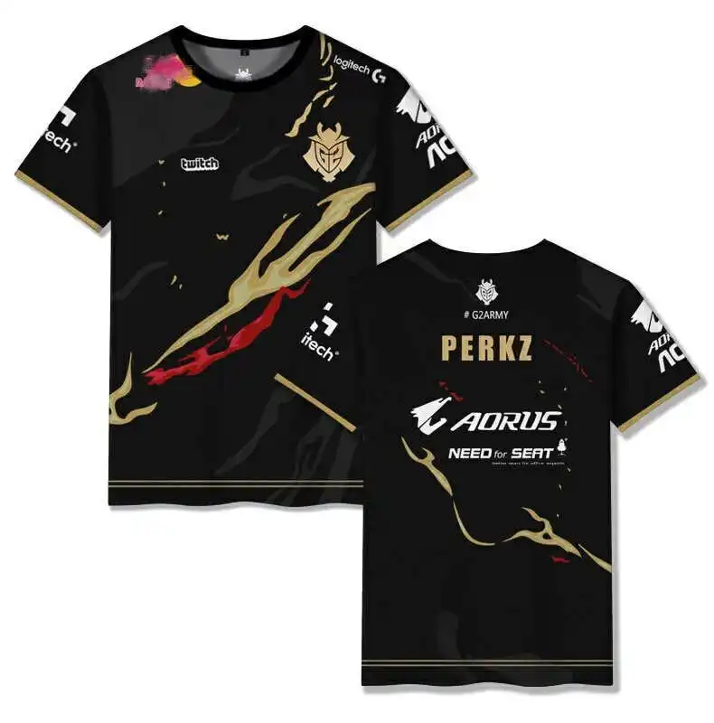 Summer T-shirt G2 ESports Casual Top G2 Escap Uniform T-Shirt 2020 LOL CSGO Spieler Mode T-Shirt Hohe Qualitt
Summer T-shirt G2 ESports Casual Top G2 Escap Uniform T-Shirt 2020 LOL CSGO Spieler Mode T-Shirt Hohe Qualitt
