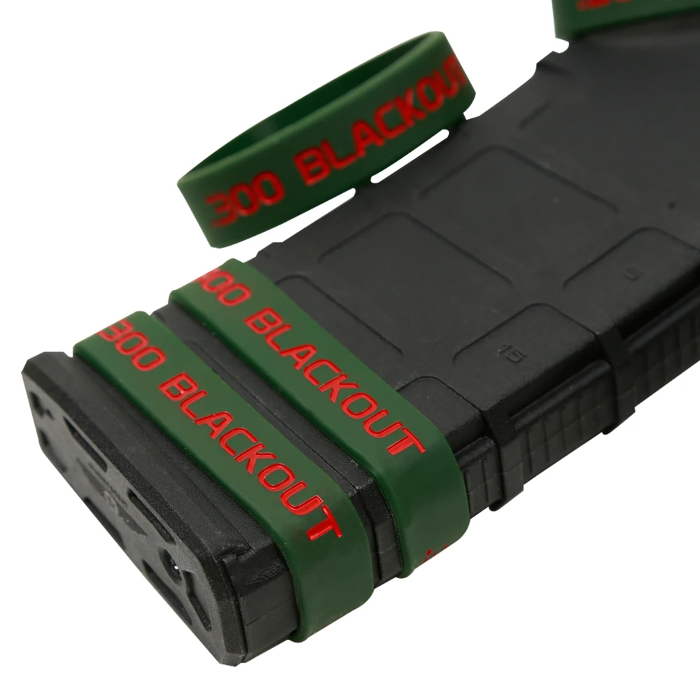 6 Pack Magazine Marking Band for 223 REM 5.56 300 AAC BLK 7.62x35 mm 300 Blackout Subsonic Magazine Marking Band Multi-Types
6 Pack Magazine Marking Band for 223 REM 5.56 300 AAC BLK 7.62x35 mm 300 Blackout Subsonic Magazine Marking Band Multi-Types