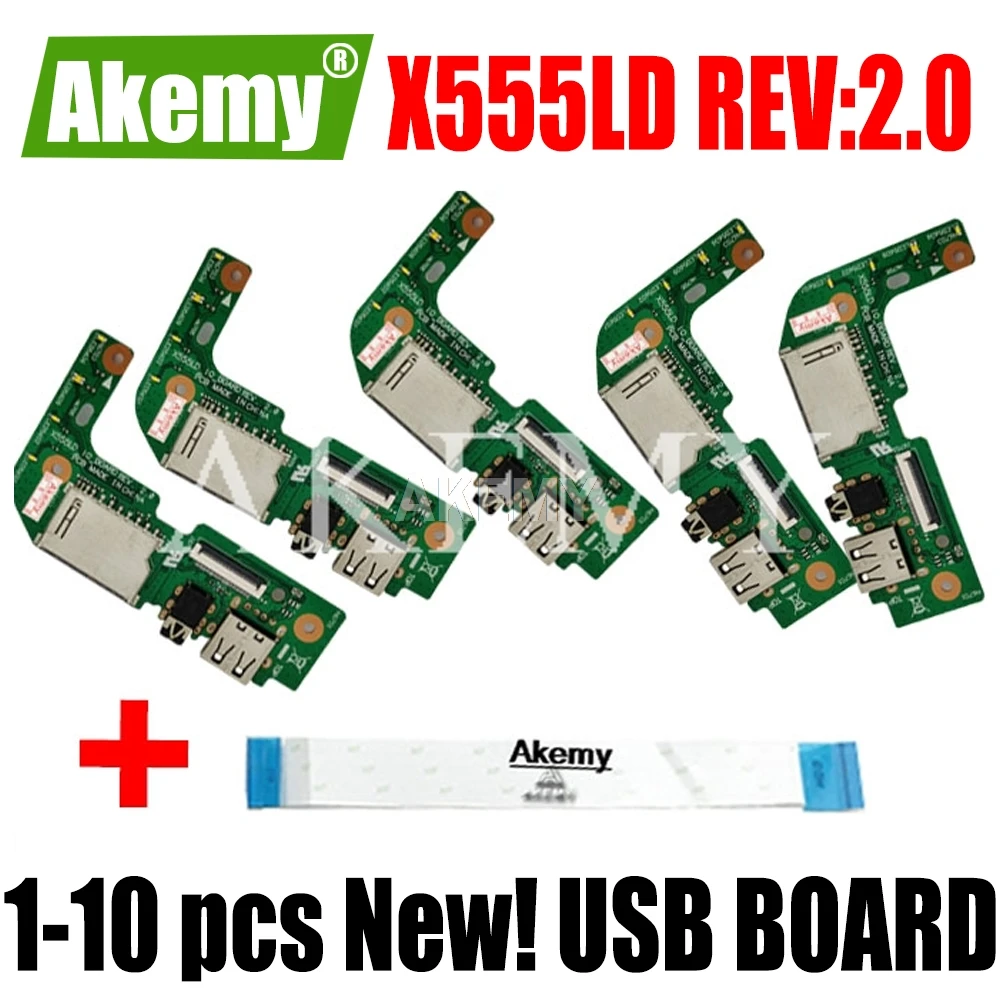 1-10 шт. Новинка! Для For For For Asus X555 X555L X555LD X555LD_IO USB аудио карта плата считывателя REV: 2,0 MB 100% протестированная Быстрая доставка
1-10 шт. Новинка! Для For For For Asus X555 X555L X555LD X555LD_IO USB аудио карта плата считывателя REV: 2,0 MB 100% протестированная Быстрая доставка