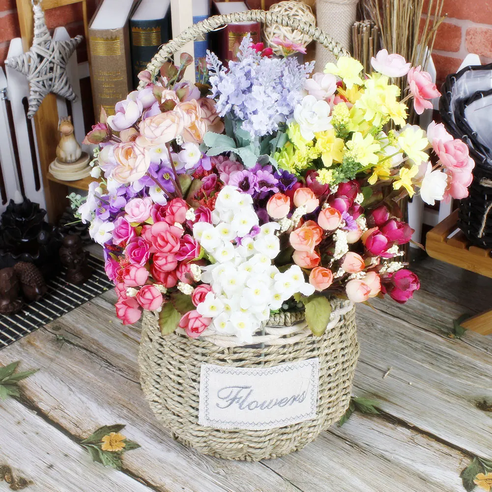 Mother's Day Flower Basket Willow Succulent Flower Pot Straw Rope Woven Iron Frame Item Storage
Mother's Day Flower Basket Willow Succulent Flower Pot Straw Rope Woven Iron Frame Item Storage