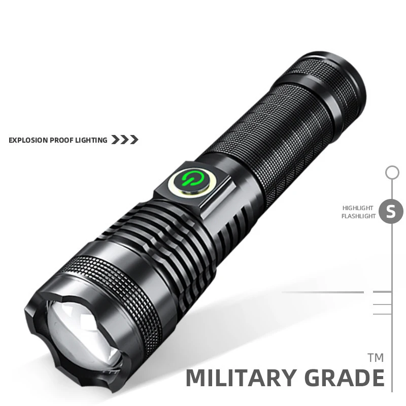 1pcs High-power P70 Flashlight Usb Rechargeable Led Aluminum Alloy Glare Zoom Flashlight Portable Outdoor Waterproof Flashlight
1pcs High-power P70 Flashlight Usb Rechargeable Led Aluminum Alloy Glare Zoom Flashlight Portable Outdoor Waterproof Flashlight
