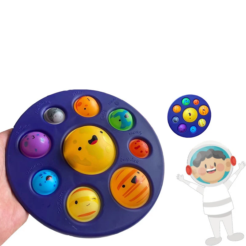 Press the Planet Finger Bubble Music Decompression Toy Pinch Music Pop It Children's Educational Toys Fidget Toys Gift
Press the Planet Finger Bubble Music Decompression Toy Pinch Music Pop It Children's Educational Toys Fidget Toys Gift
