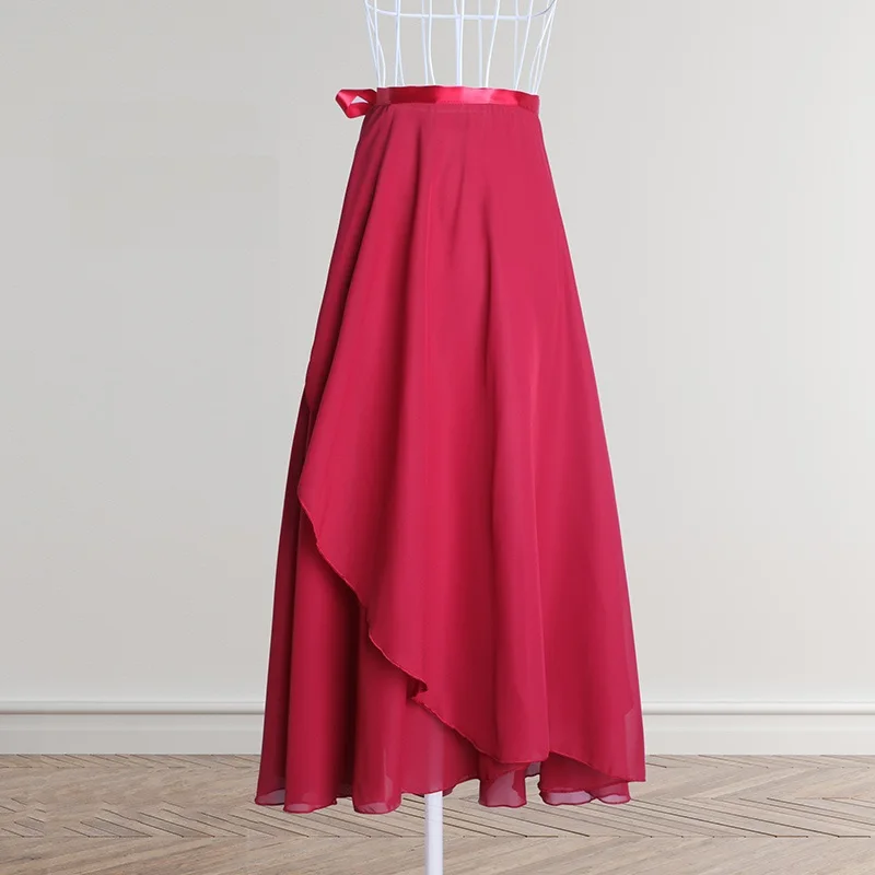 D0825 Adult Ballet Skirt Lace-up Half-Length Chiffon Apron Dancing Suit Gymnastic Yarn Skirt Teacher Skirts Yoga Exercise Suit
D0825 Adult Ballet Skirt Lace-up Half-Length Chiffon Apron Dancing Suit Gymnastic Yarn Skirt Teacher Skirts Yoga Exercise Suit