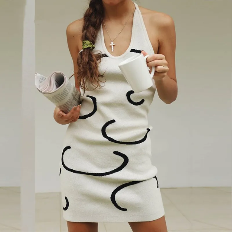 Nice Knitted Bodycon Dress Women Y2K Halter Neck Yellow Sleeveless Midi Backless Sexy Dresses Casual Beach Women Summer Dresses
Nice Knitted Bodycon Dress Women Y2K Halter Neck Yellow Sleeveless Midi Backless Sexy Dresses Casual Beach Women Summer Dresses