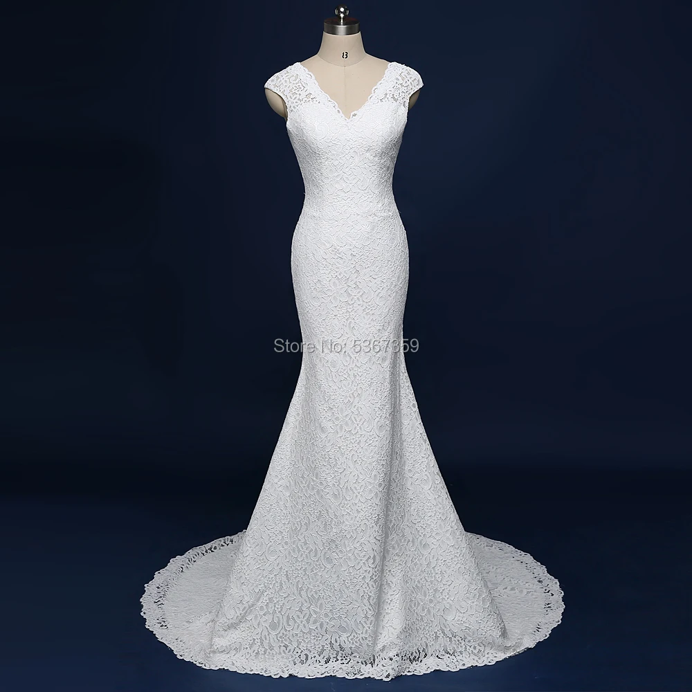 Sexy Mermaid Lace Wedding-Dresses White Ivory Beautiful Fishtail Bridal Gown Vestido De Noiva
Sexy Mermaid Lace Wedding-Dresses White Ivory Beautiful Fishtail Bridal Gown Vestido De Noiva