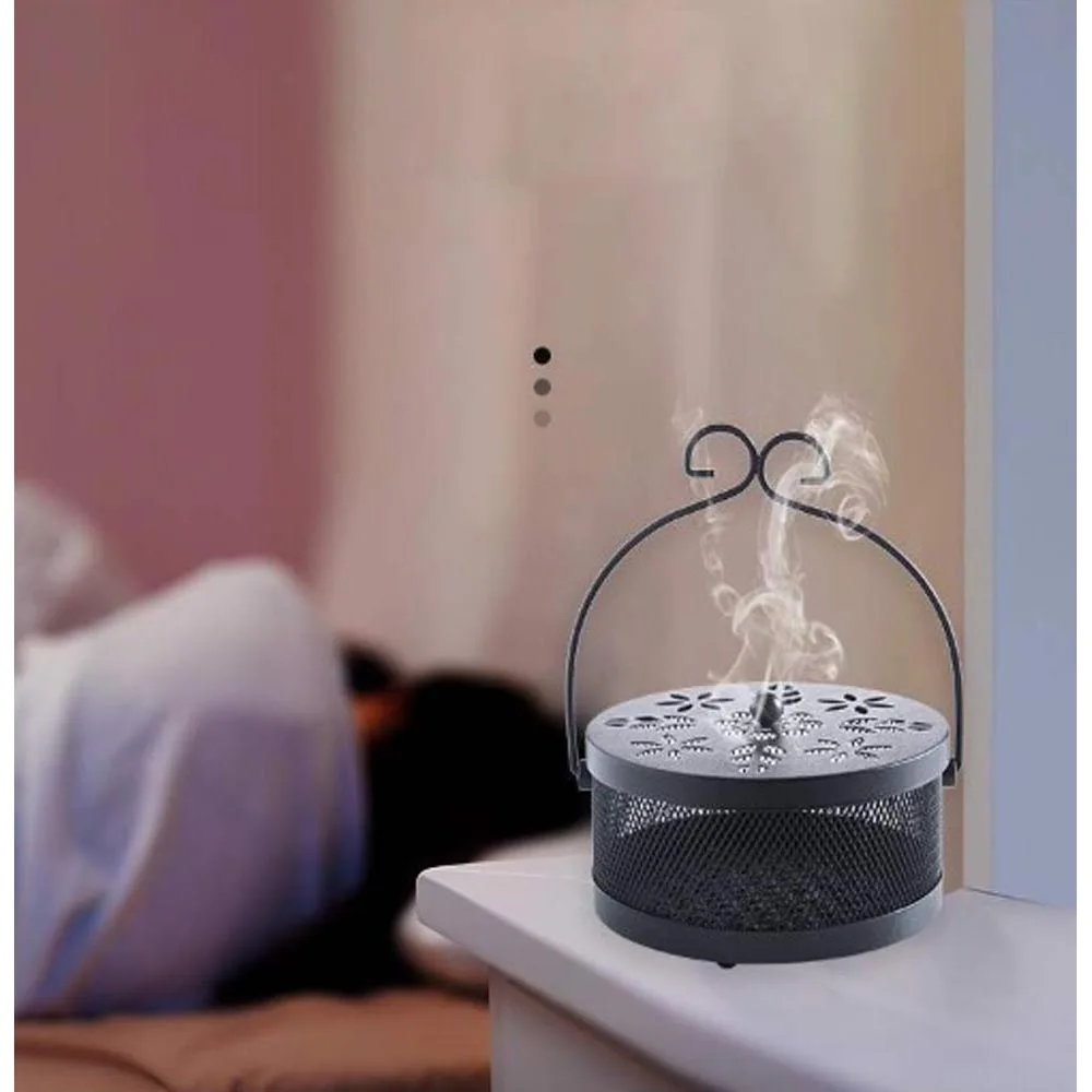 Iron Fireproof Mosquito Coil Box Holder Retro Portable Mosquito Incense Burner For Home and Garden
Iron Fireproof Mosquito Coil Box Holder Retro Portable Mosquito Incense Burner For Home and Garden