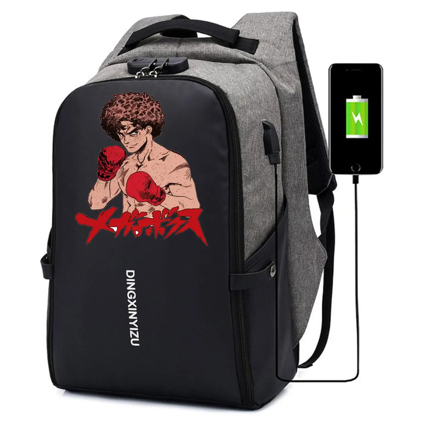 anime Tomorrow's Joe Backpack student school Bags men women Travel bag teenagers Laptop Anti-theft USB Charging Knapsack
anime Tomorrow's Joe Backpack student school Bags men women Travel bag teenagers Laptop Anti-theft USB Charging Knapsack